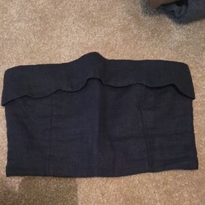 Abercrombie & Fitch Black Crop Top